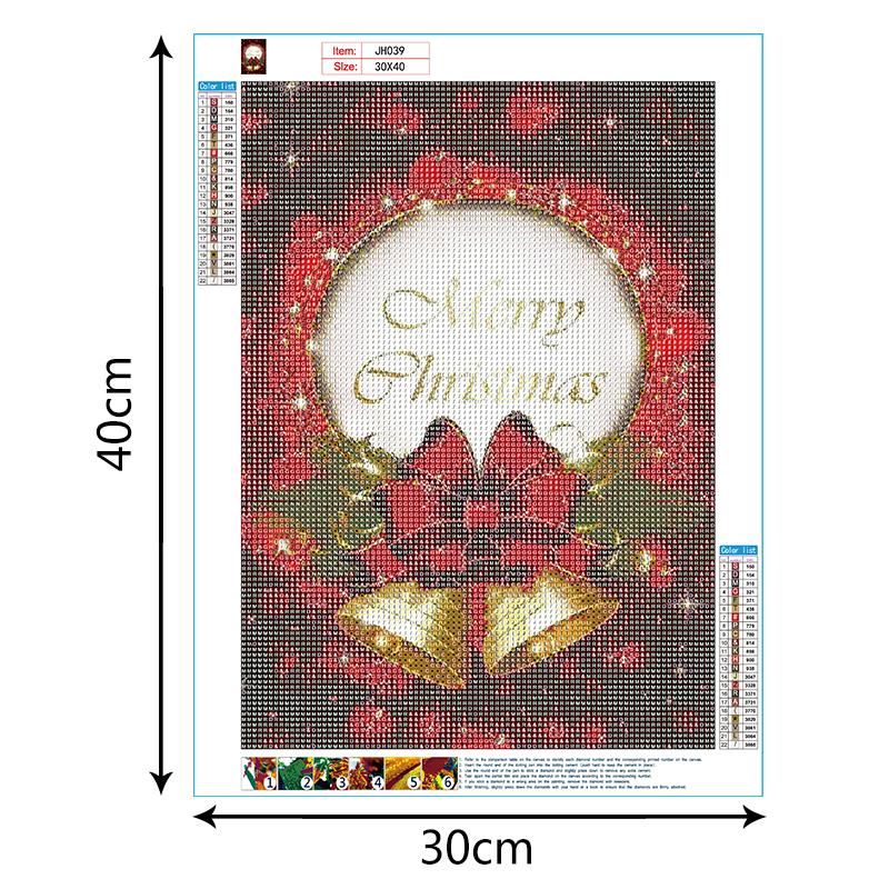 Merry Christmas | Full Round Diamond Painting Kits