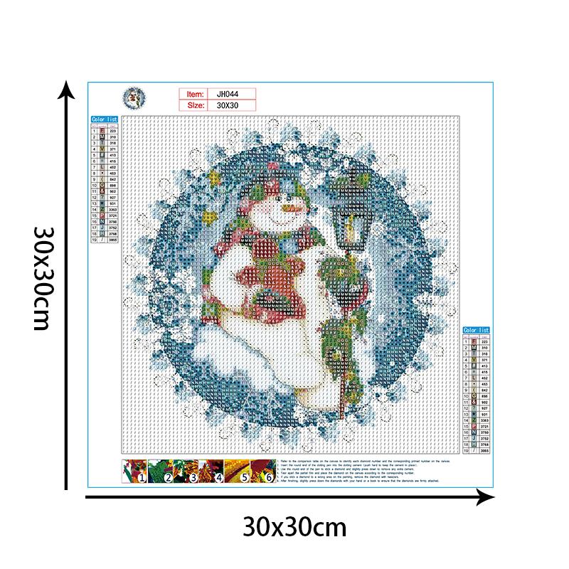 Snowman | Full Round Diamond Painting Kits