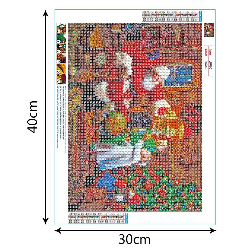 Santa Claus | Full Round Diamond Painting Kits