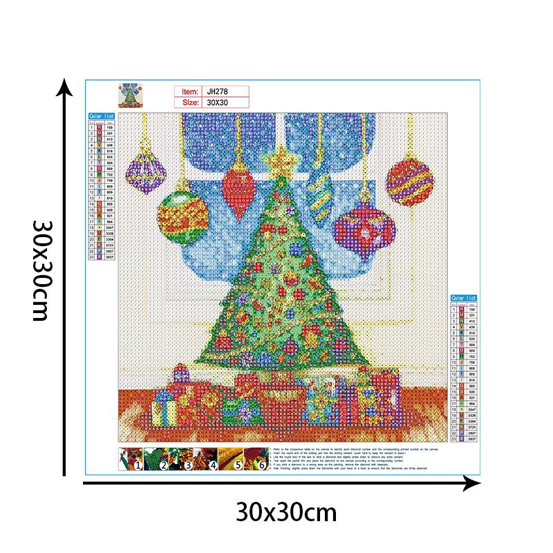 Christmas Tree  | Full Round Diamond Painting Kits