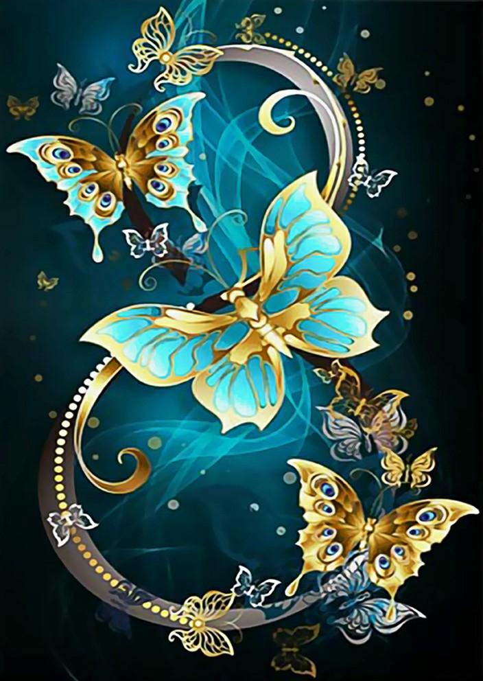 Butterfly | Full Round Diamond Painting Kits