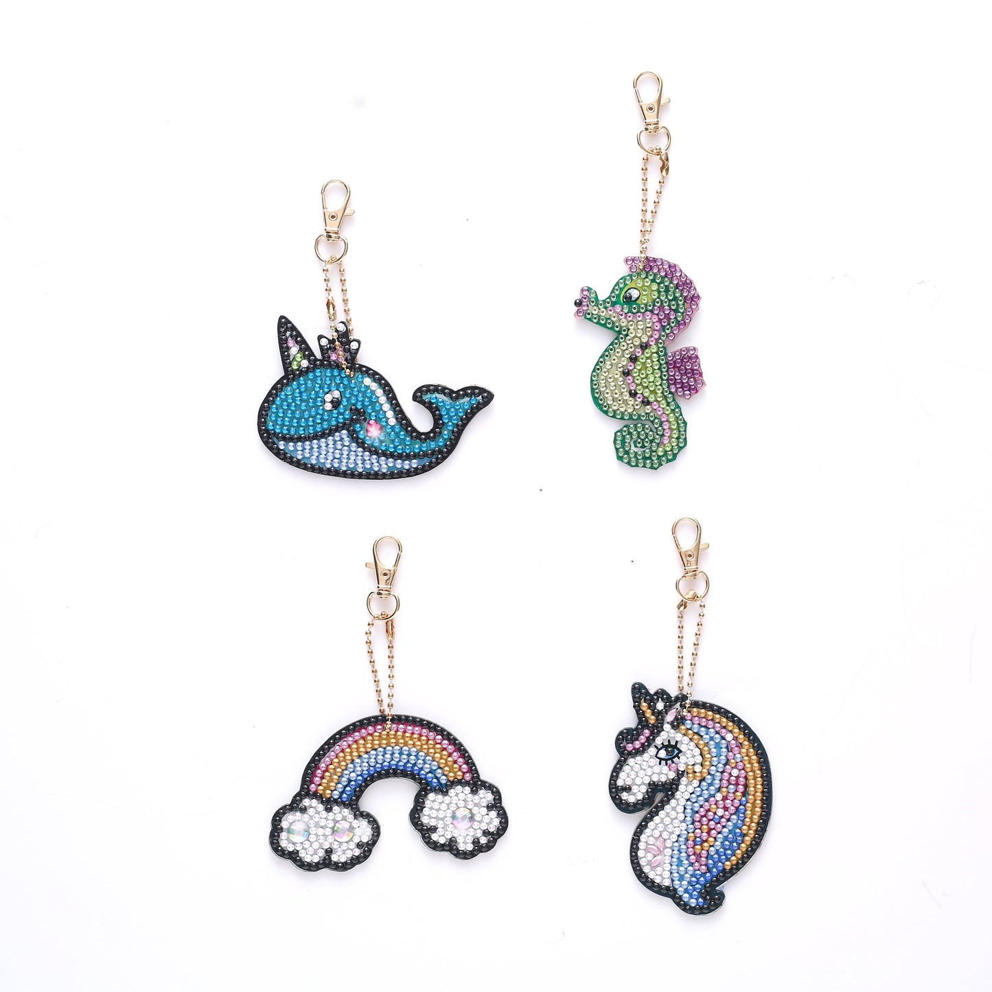 DIY Ocean Keychain 5-teiliges Set-Diamant-Malset