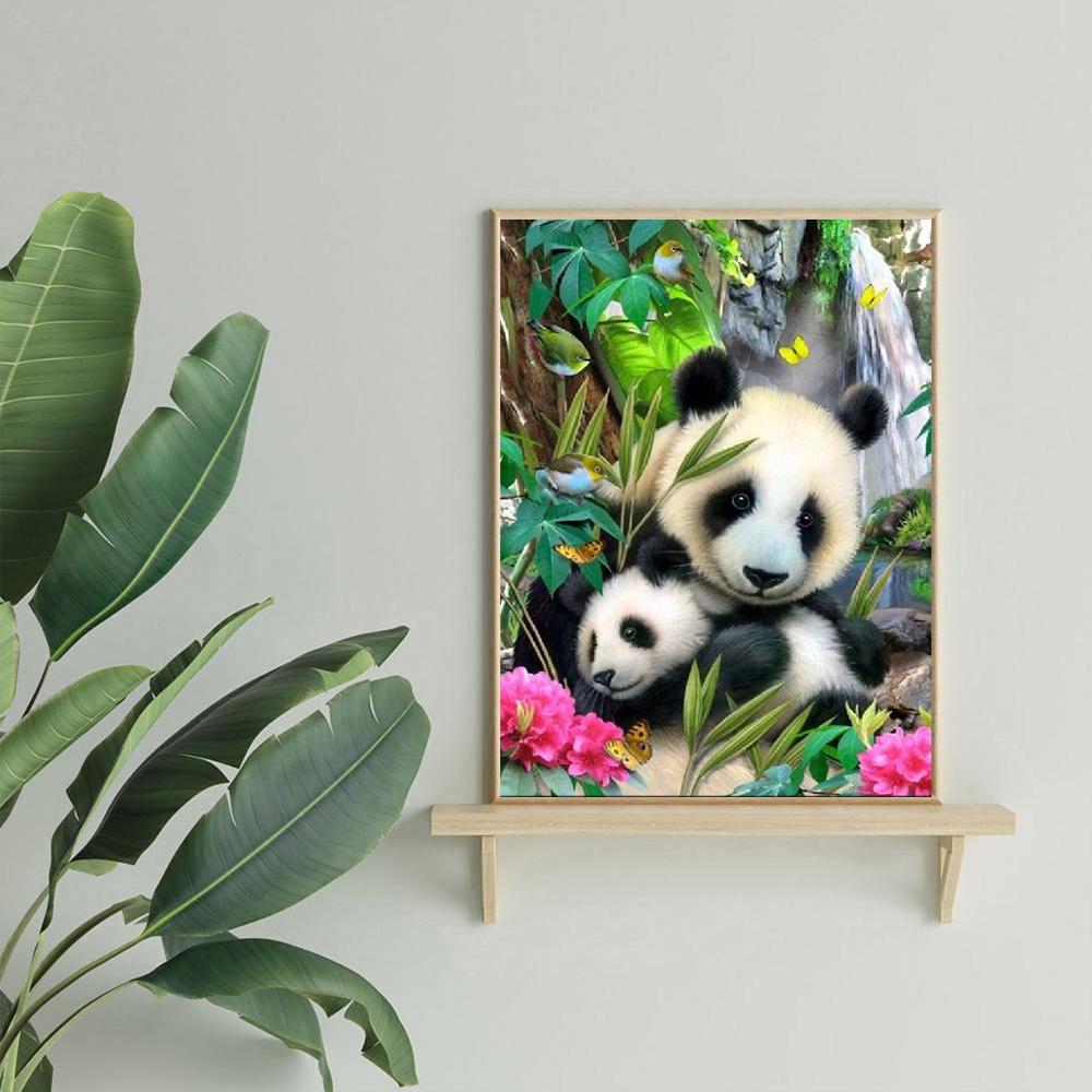 Panda | Kits complets de peinture au diamant rond