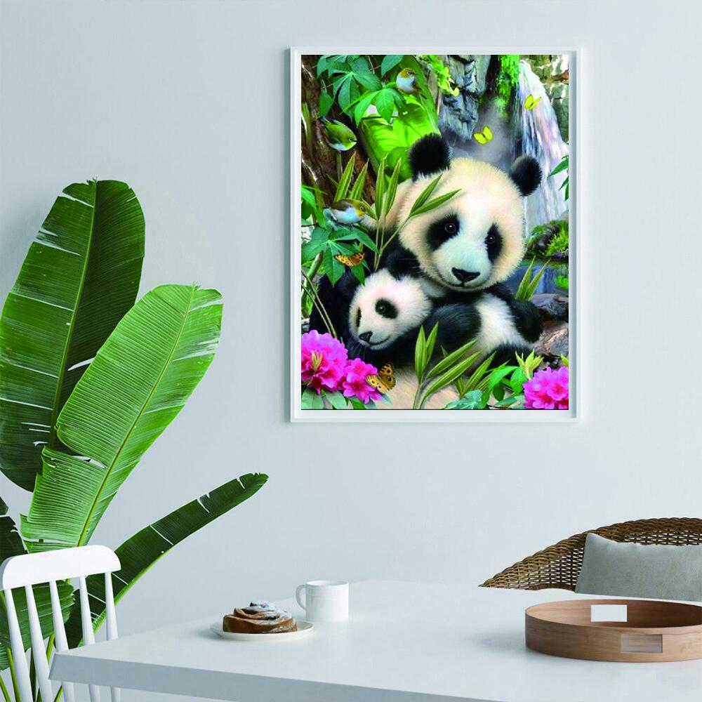 Panda | Kits complets de peinture au diamant rond