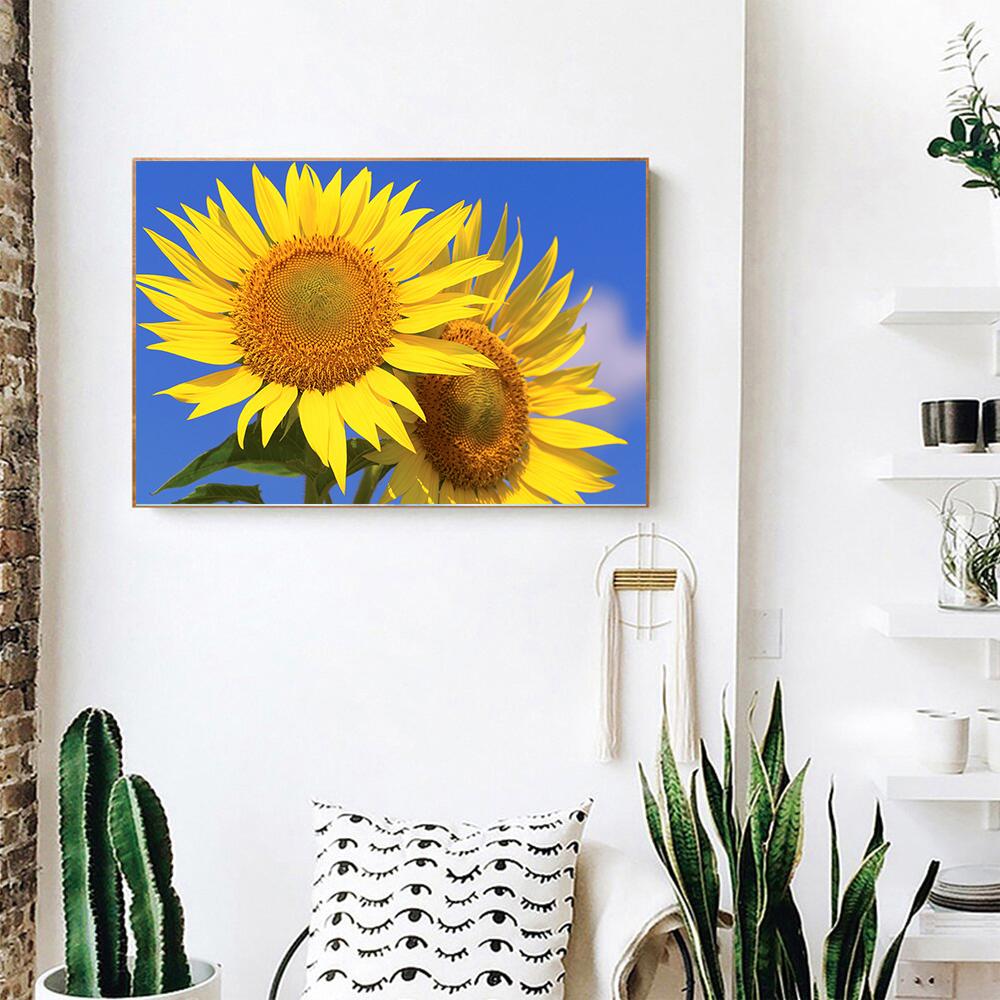 Tournesol | Kits complets de peinture au diamant rond