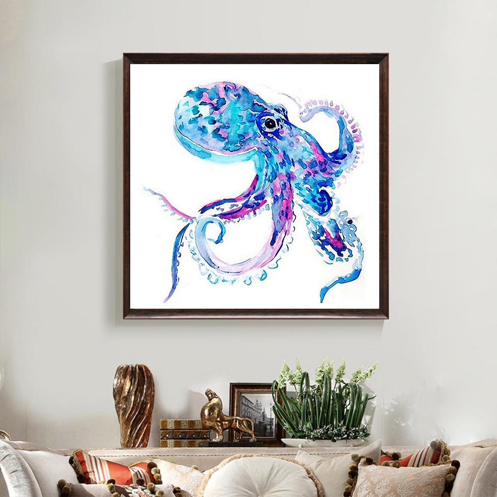 Octopus | Full Round Diamond Painting Kits