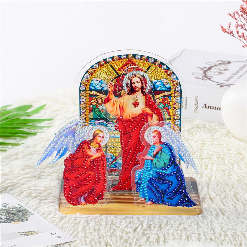DIY dreidimensionale Malerei | Jesus (15cmX14cm)