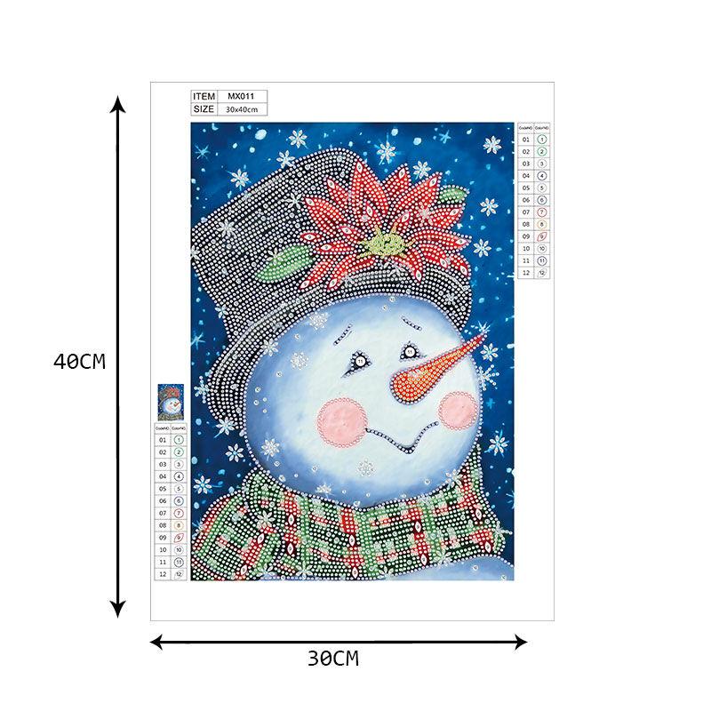 Snowman | Special Shaped Diamond Painting Kits