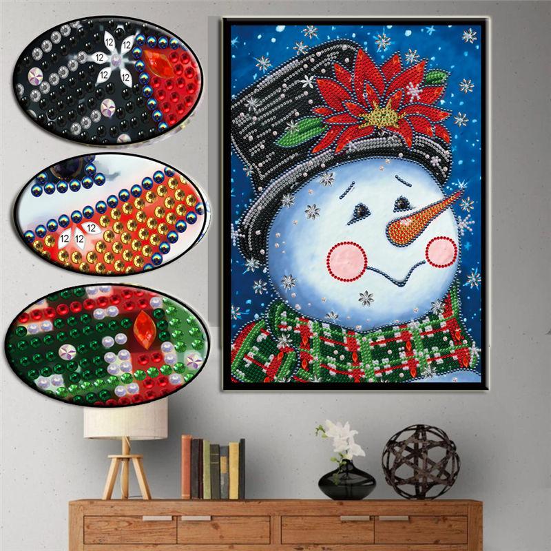 Snowman | Special Shaped Diamond Painting Kits