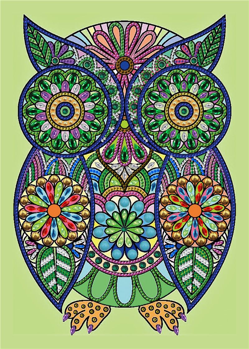 Owl | Special Shaped Diamond Painting Kits