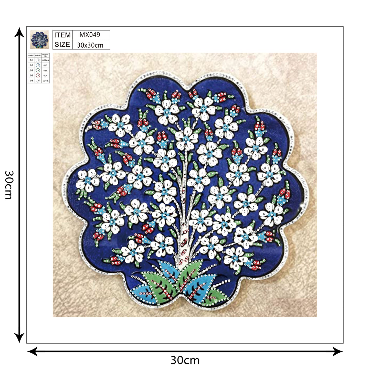 Plum blossom | Special Shaped Diamond Painting Kits