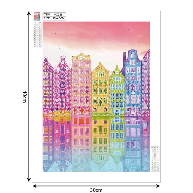 City | Special Shaped Diamond Painting Kits