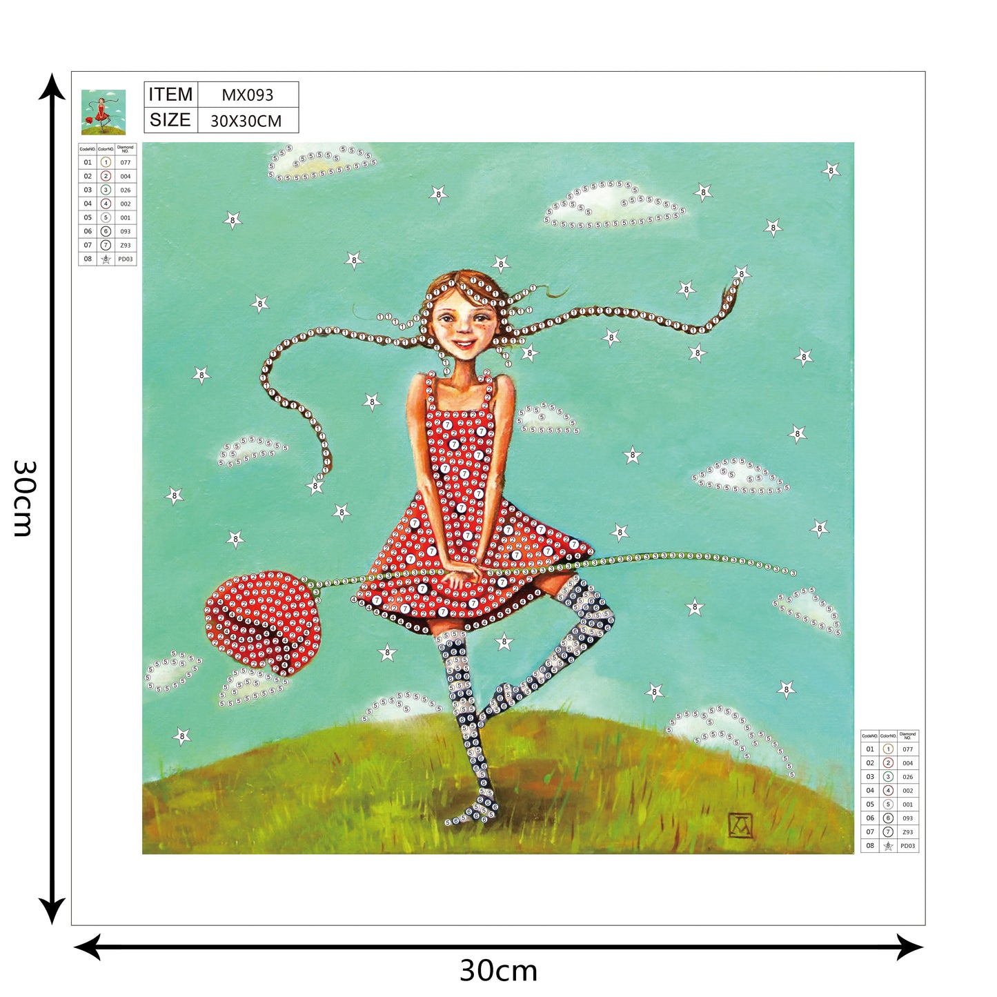 little girl | Special Shaped Diamond Painting Kits