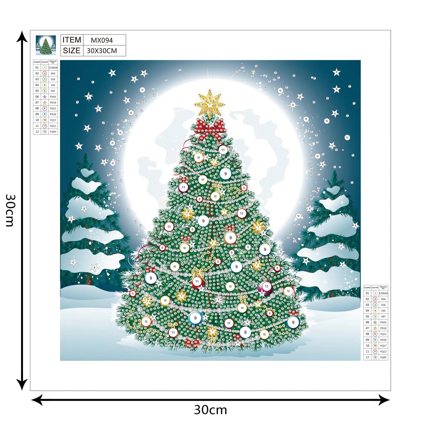 Christmas tree | Special Shaped Diamond Painting Kits