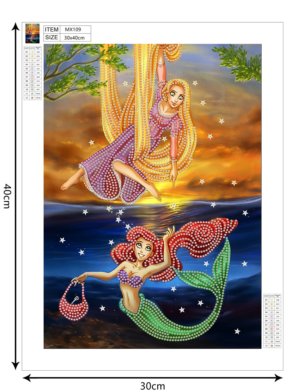 Mermaid | Special Shaped Diamond Painting Kits