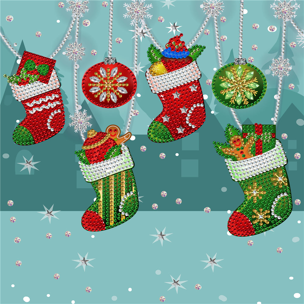 Christmas Stocking | Special Shaped Diamond Painting Kit