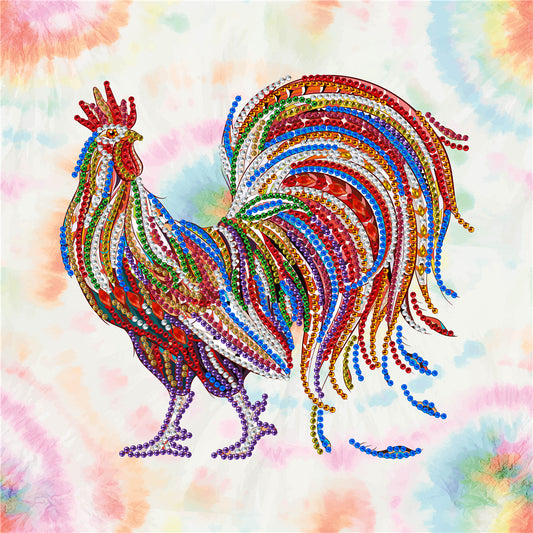 Rooster | Special Shaped Diamond Painting Kit