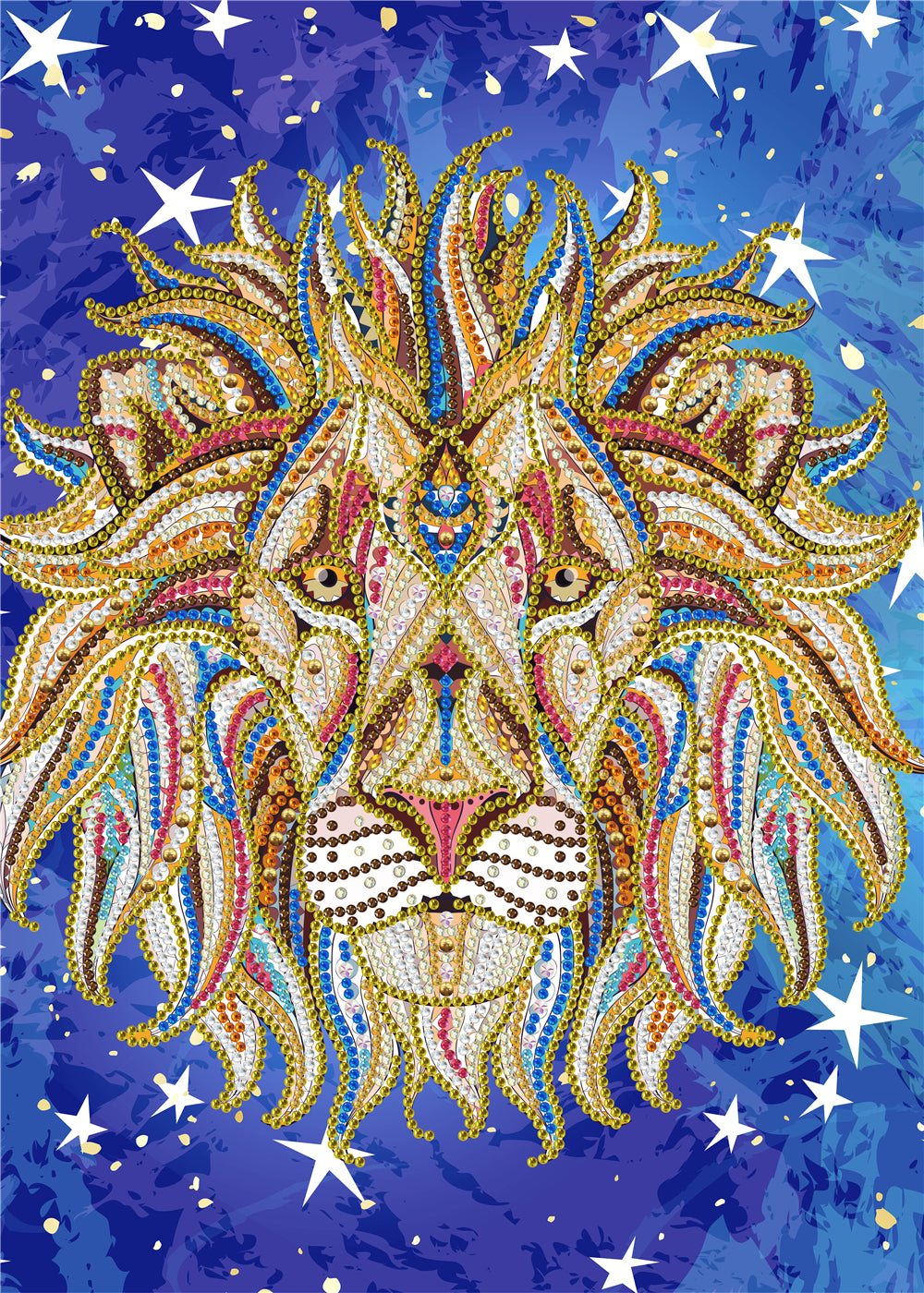 Lion | Special Shaped Diamond Painting Kit