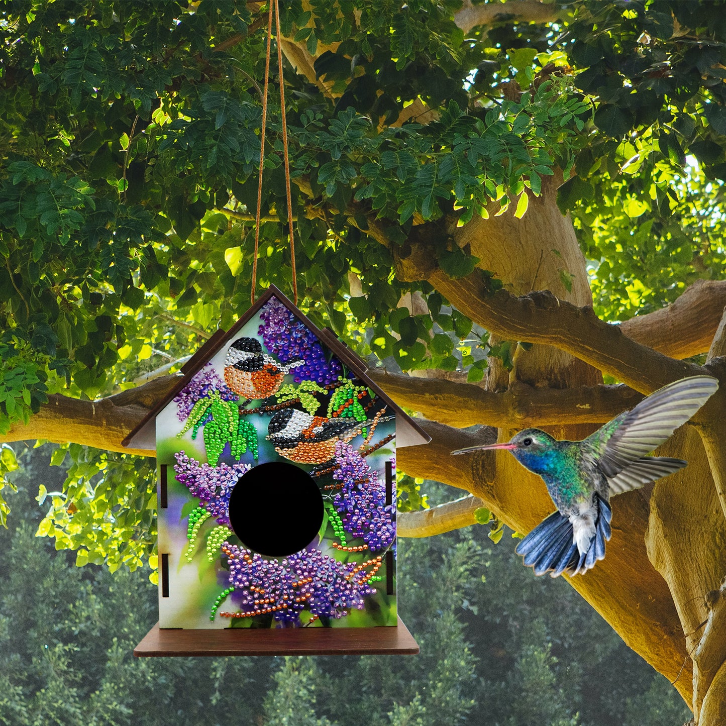 DIY Diamond Bird House