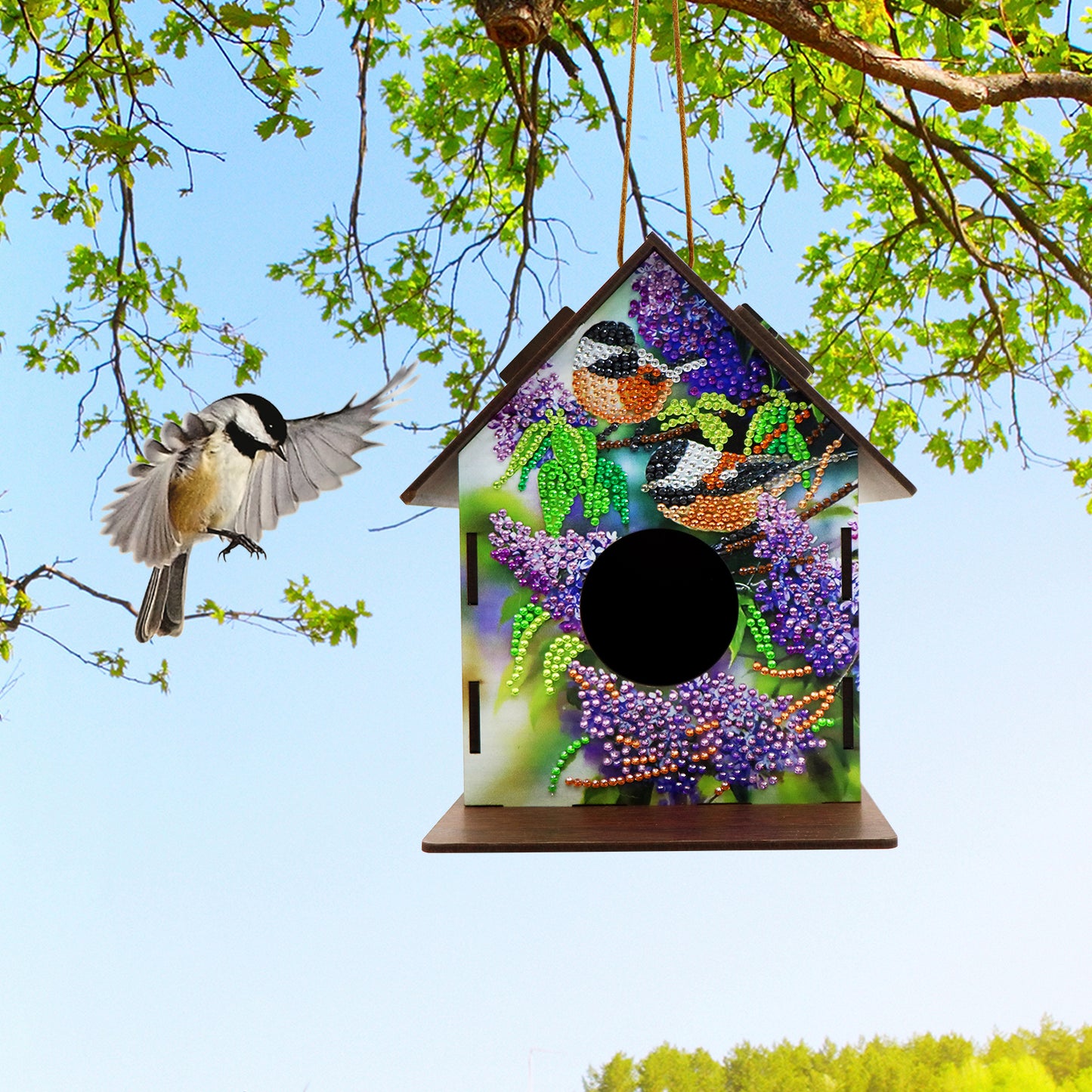 DIY Diamond Bird House