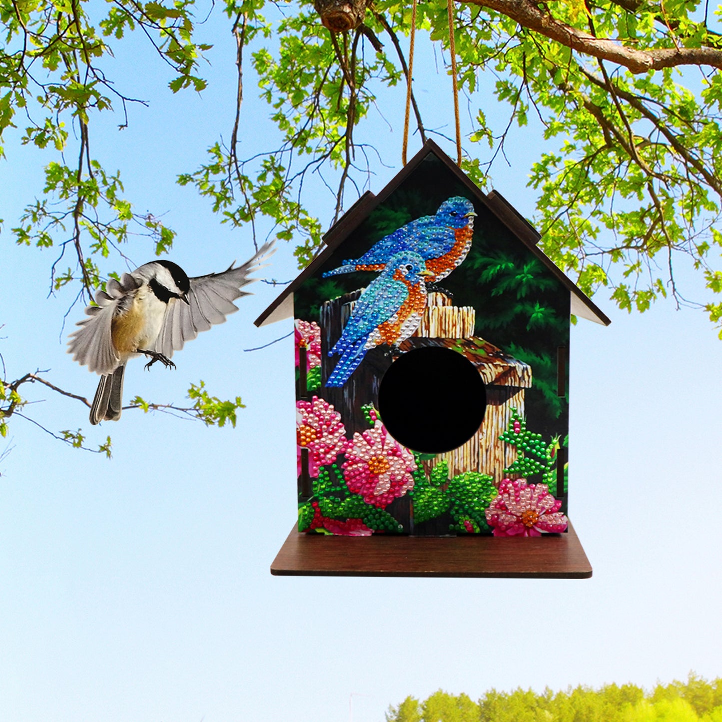 DIY Diamond Bird House