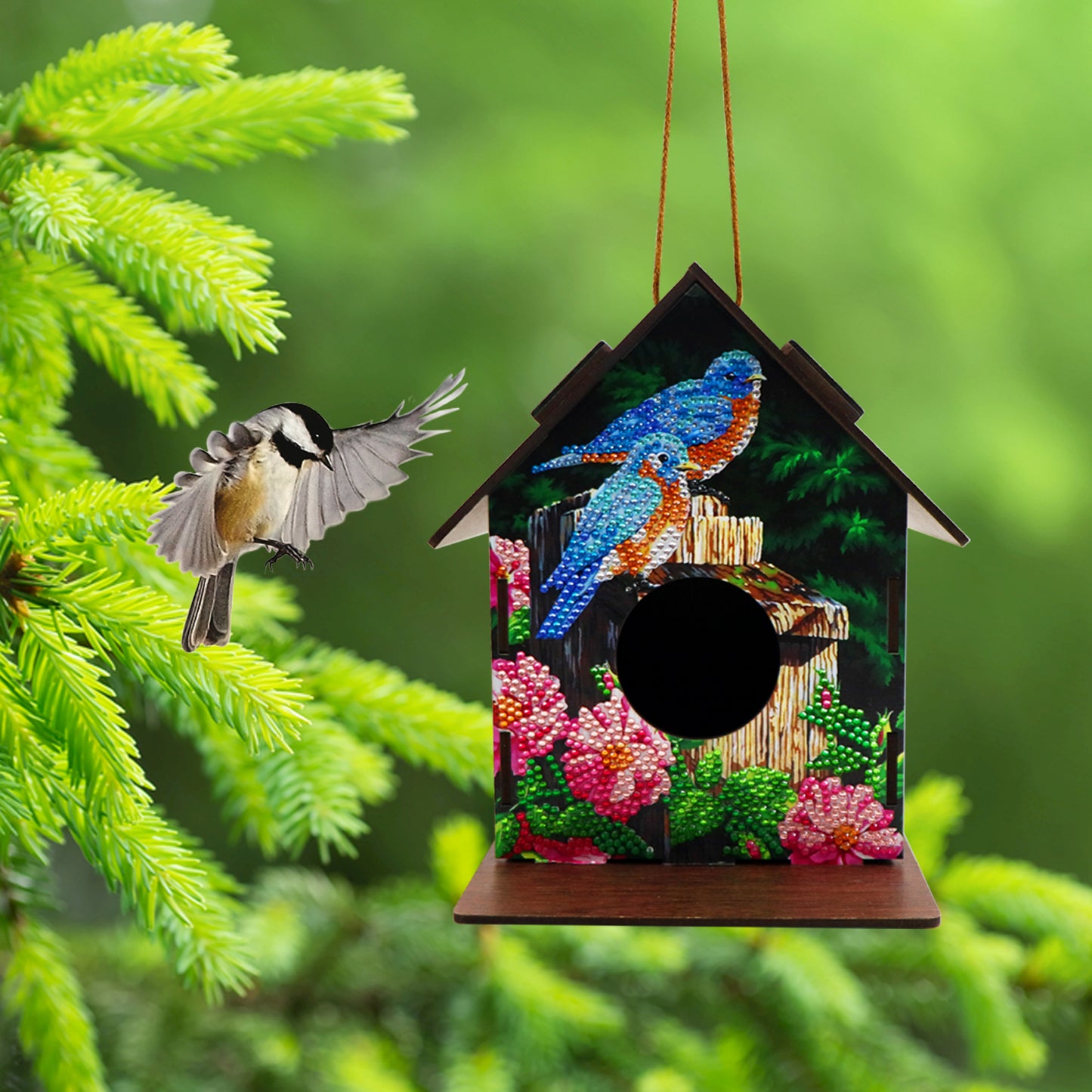 DIY Diamond Bird House