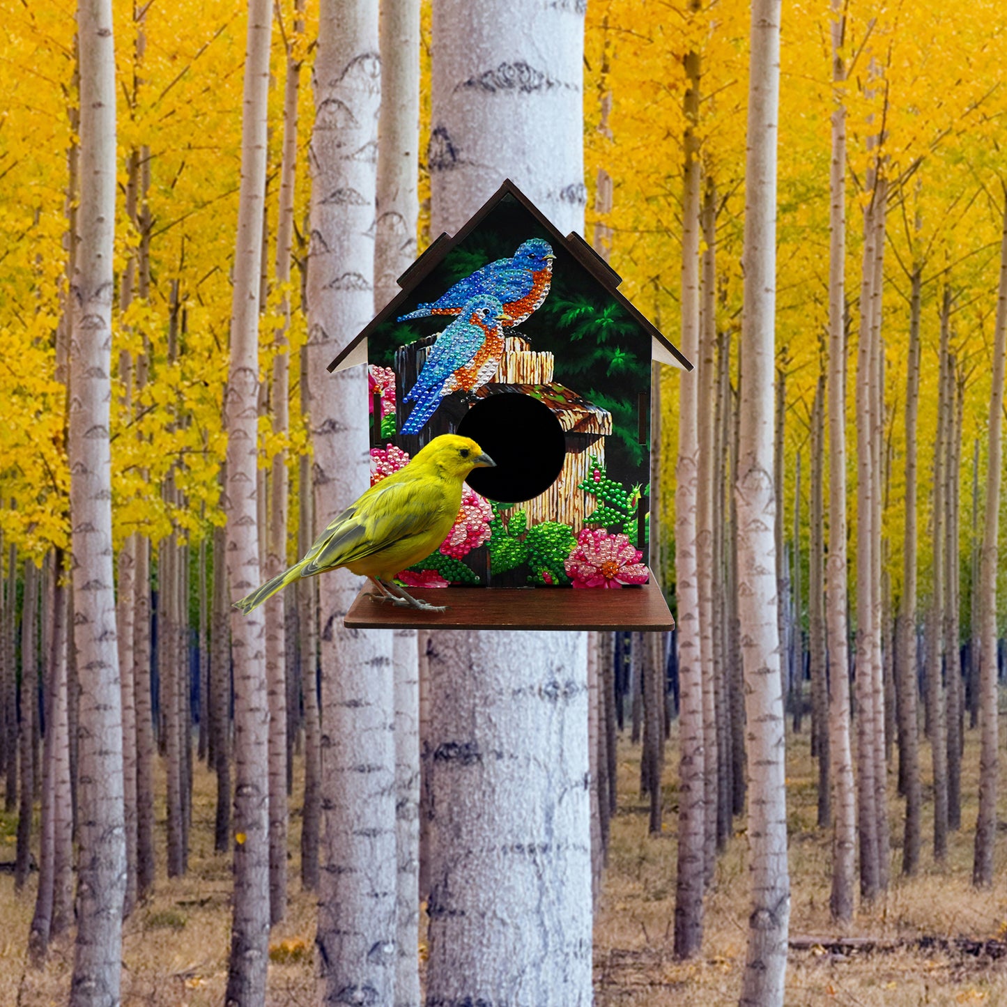 DIY Diamond Bird House