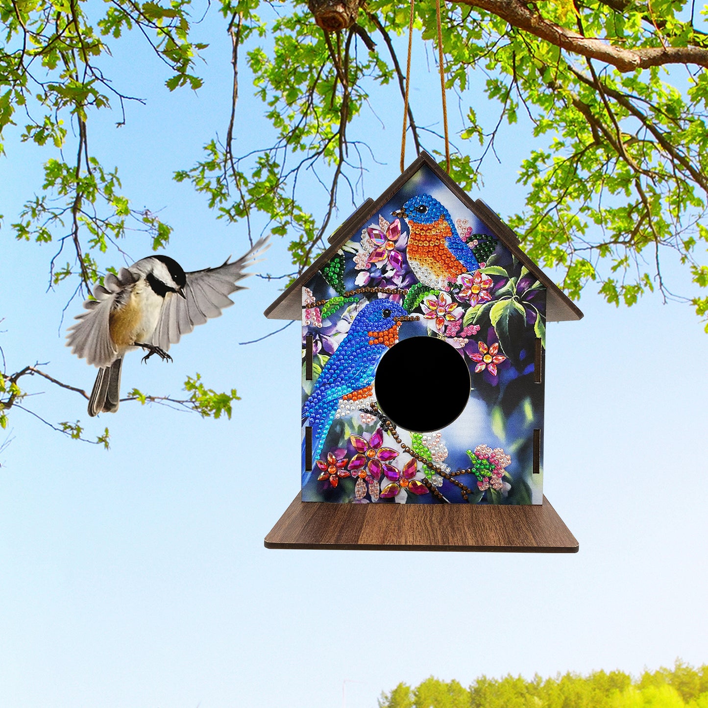 DIY Diamond Bird House