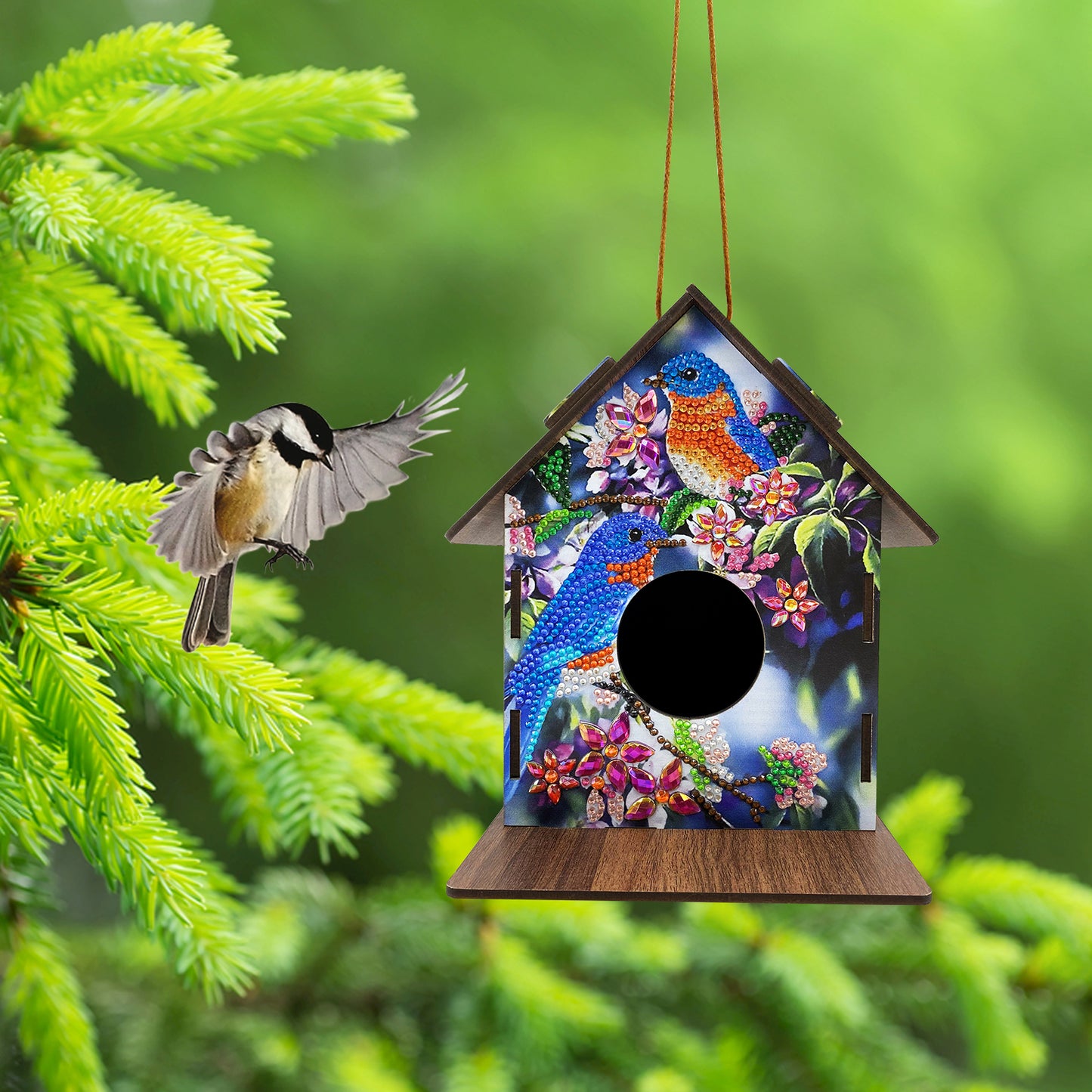 DIY Diamond Bird House