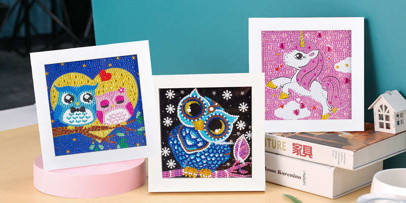 Einhorn | Crystal Strass Diamond Painting Kits für Kinder