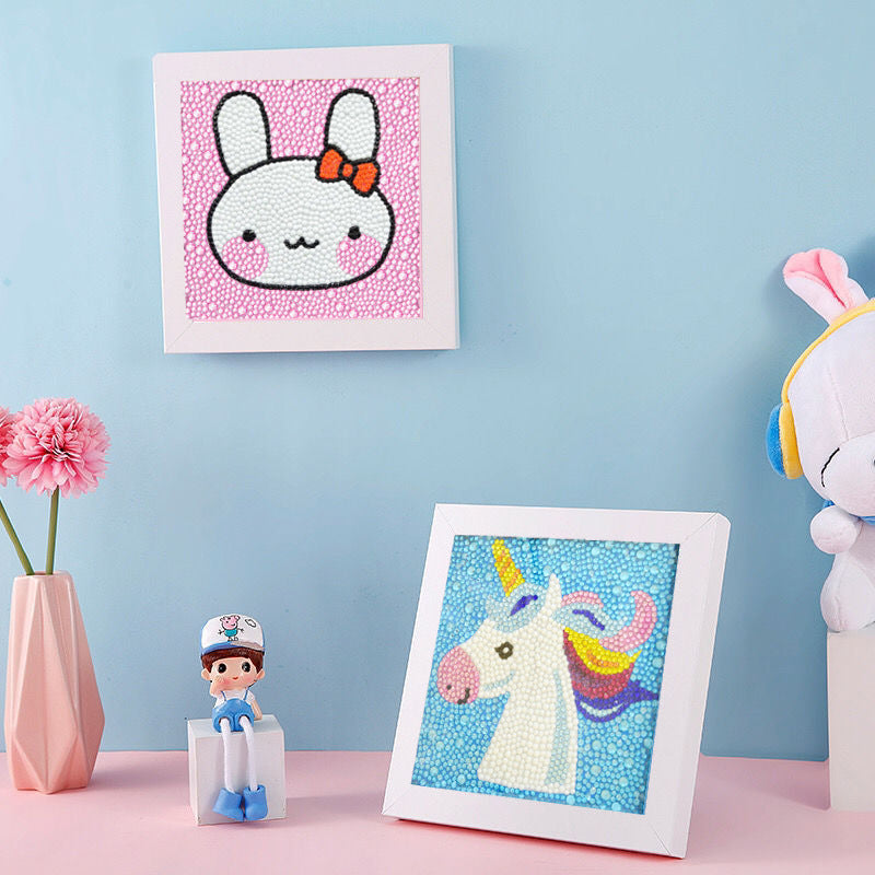 Lapin | Kits de peinture diamant strass cristal pour enfants