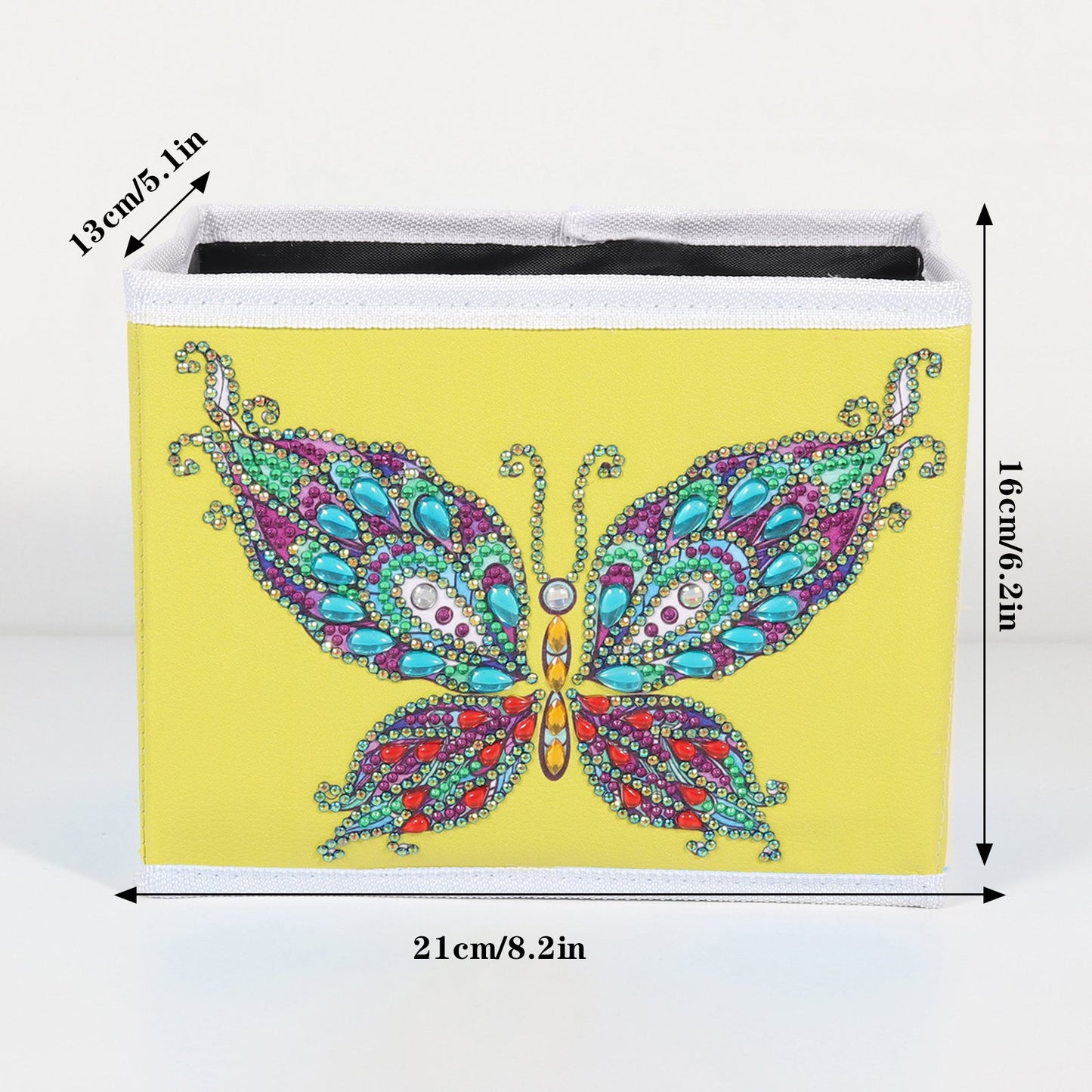 DIY Special Shaped Diamond Painting Butterfly Cloth Home Storage Box