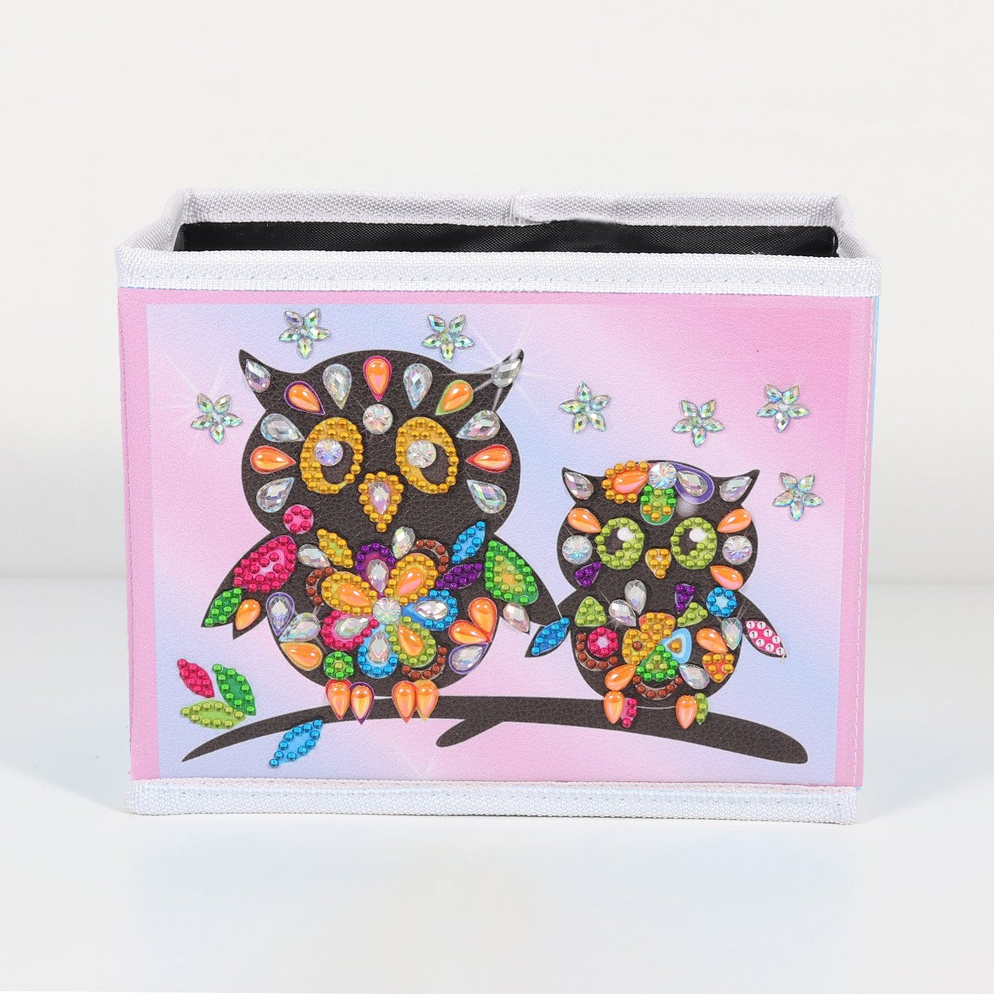 DIY Special Shaped Diamond Painting Owl Cloth Home Storage Box