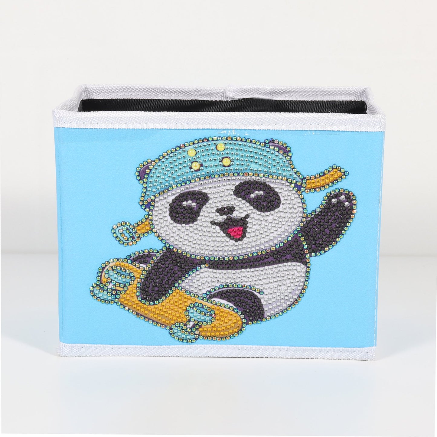 DIY Special Shaped Diamond Painting Panda Cloth Home Storage Box