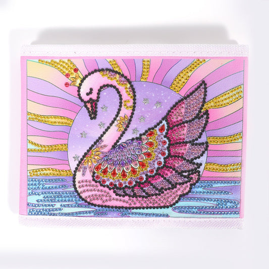 DIY Special Shaped Diamond Painting Swan Cloth Home Storage Box