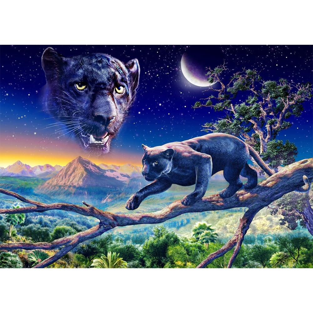 Panther | Full Round Diamond Painting Kits