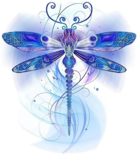 dragonfly | Full Round Diamond Painting Kits