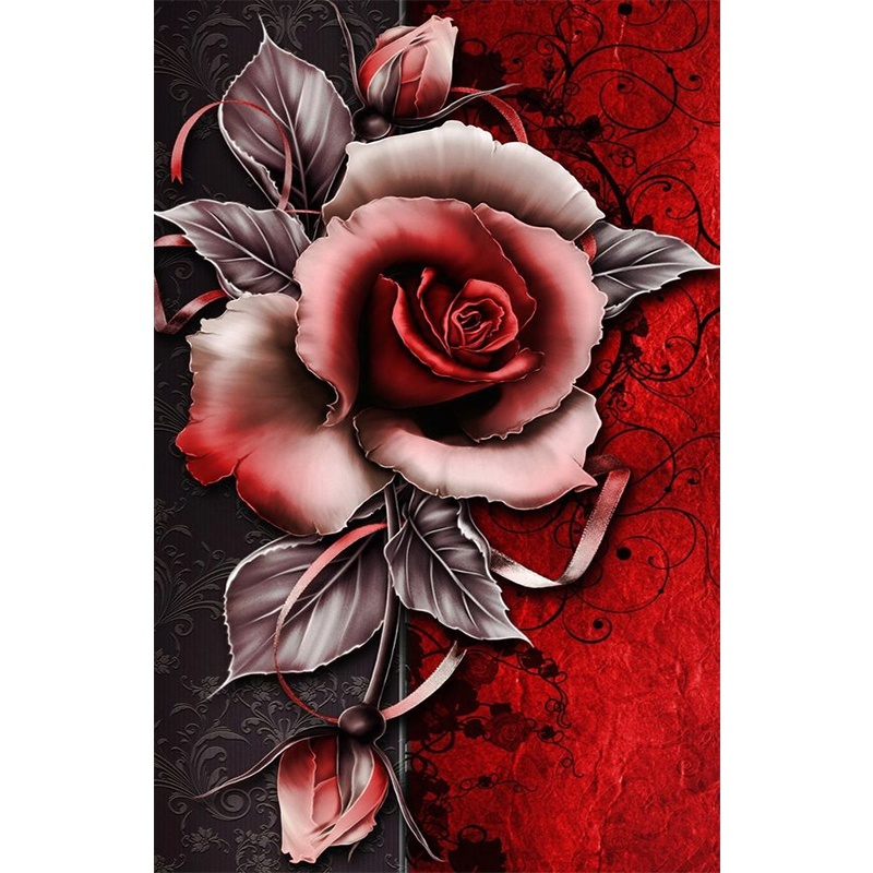 Red rose | Full Round Diamond Painting Kits