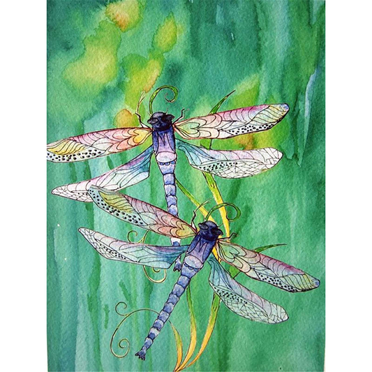 dragonfly  | Full Round Diamond Painting Kits