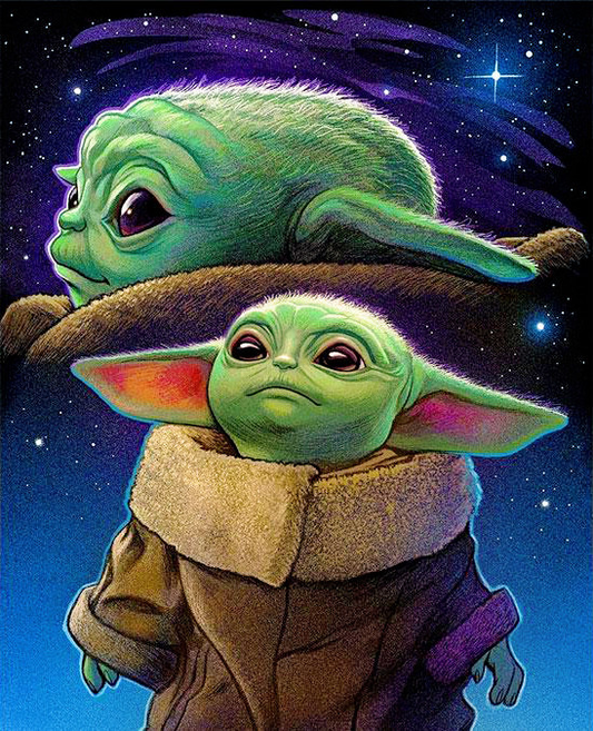 Yoda | Full Round Diamond Painting Kits