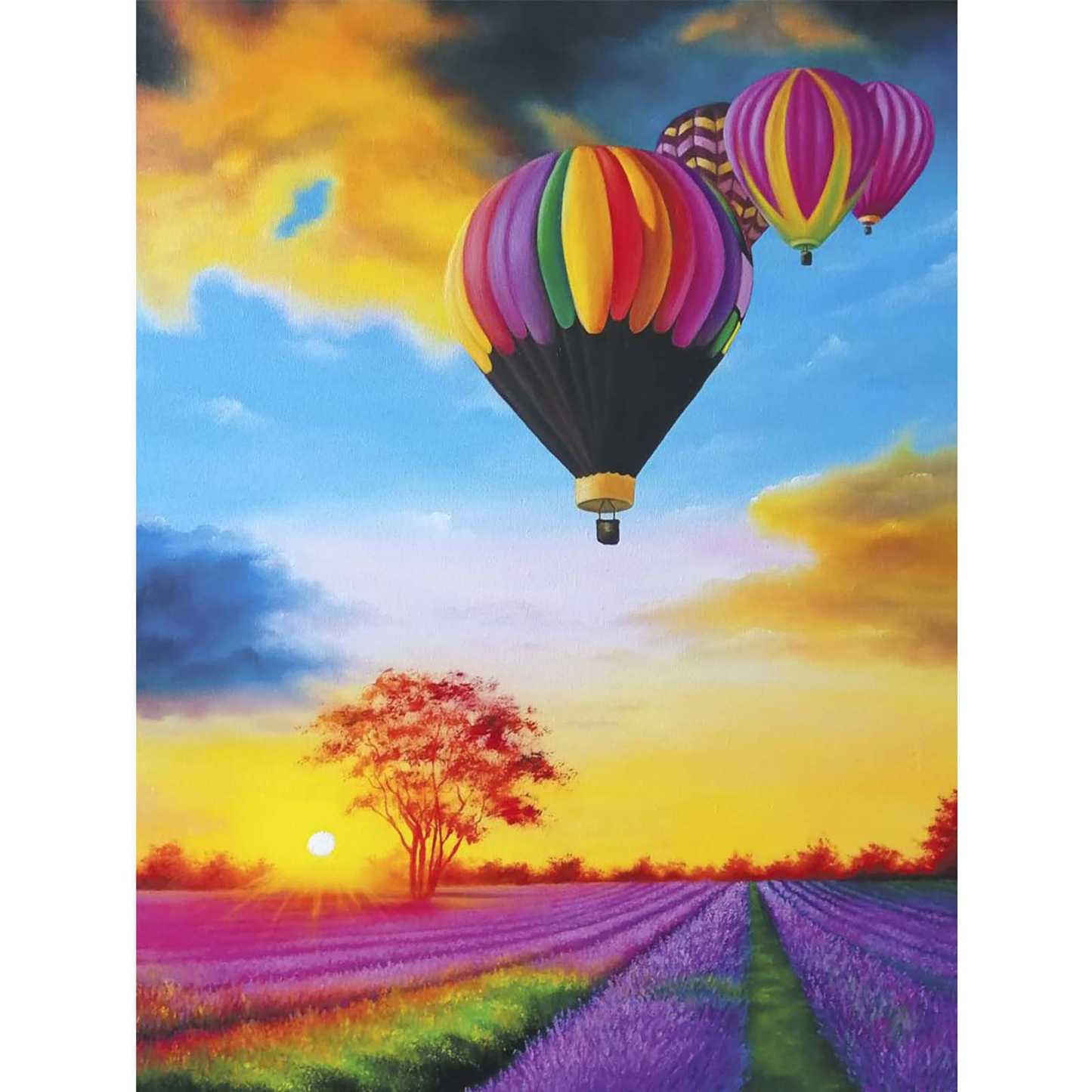 hot air balloon | Full Round Diamond Painting Kits
