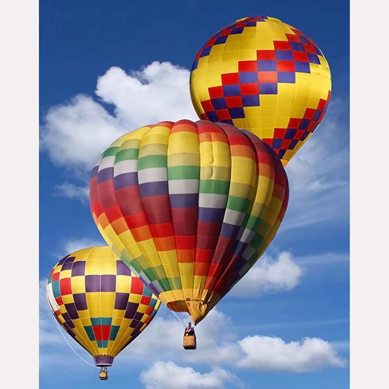 hot air balloon | Full Round Diamond Painting Kits