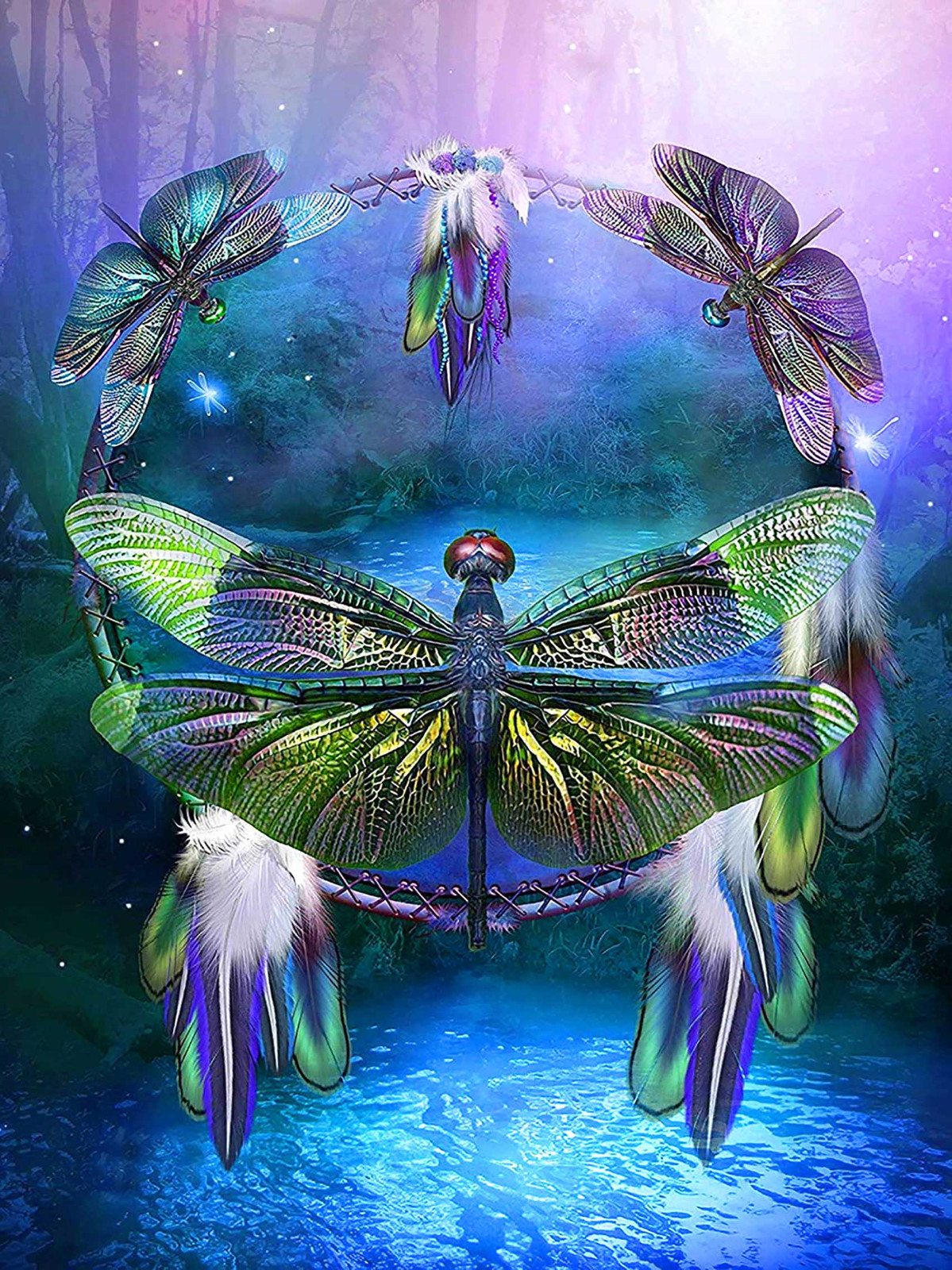 dragonfly | Full Round Diamond Painting Kits