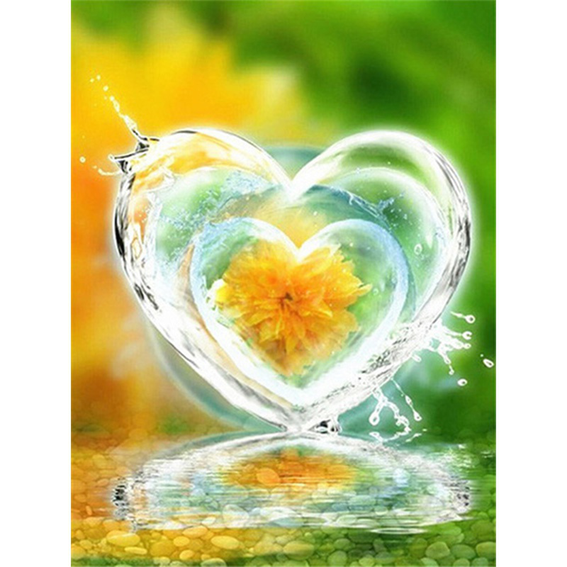 Love flower | Full Round Diamond Painting Kits