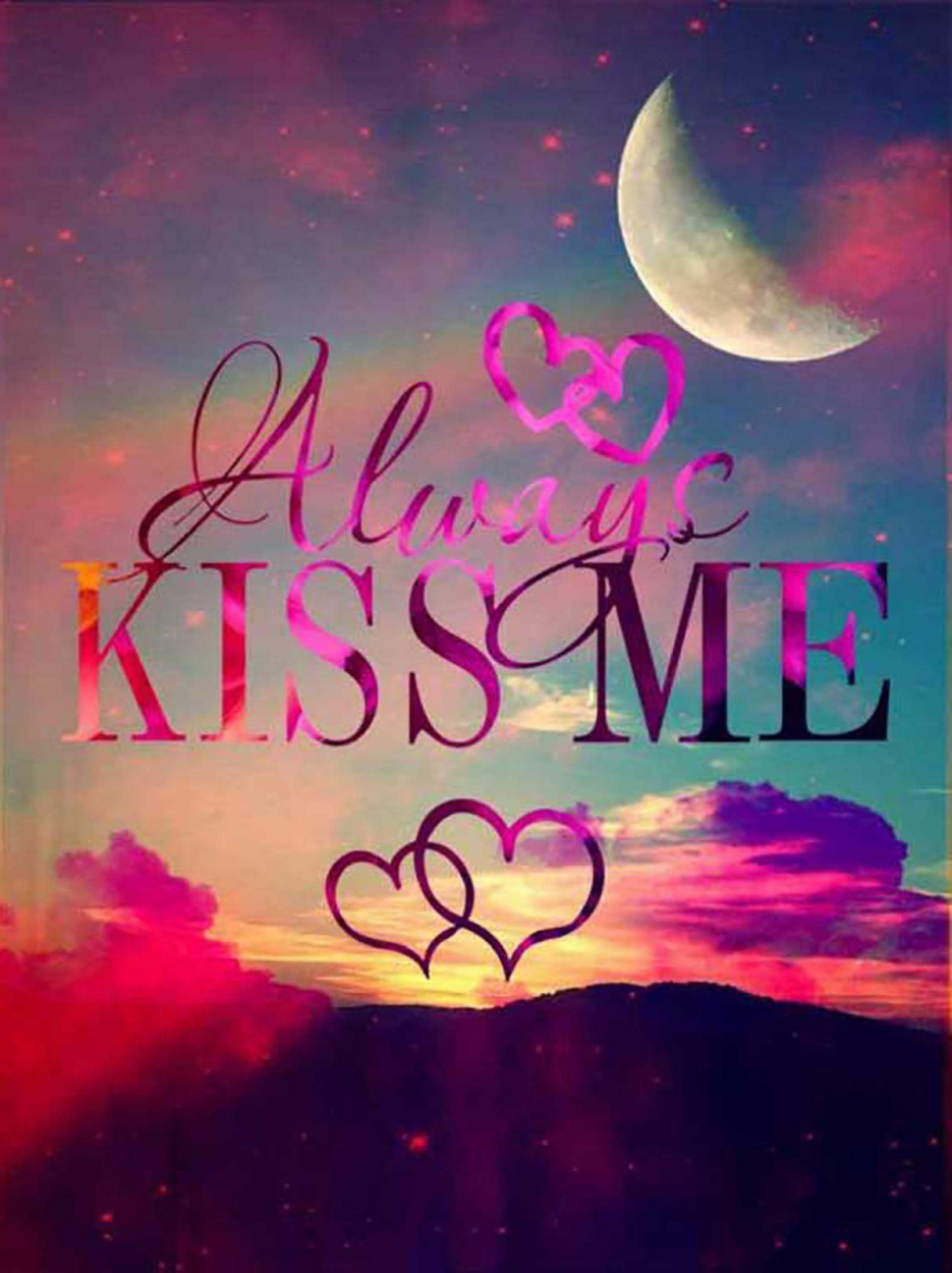 kiss me | Full Round Diamond Painting Kits