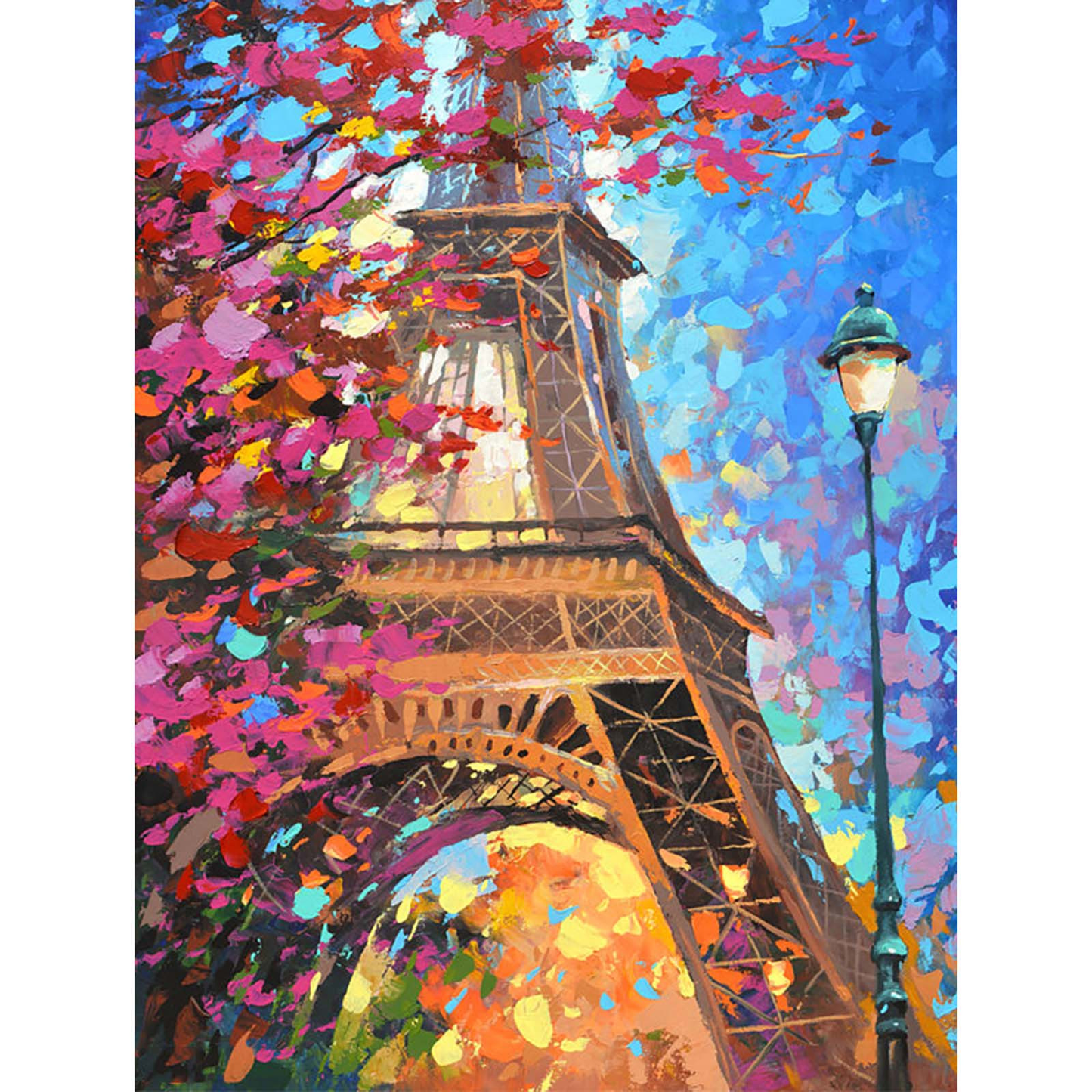 Tour Eiffel | Kits complets de peinture au diamant rond