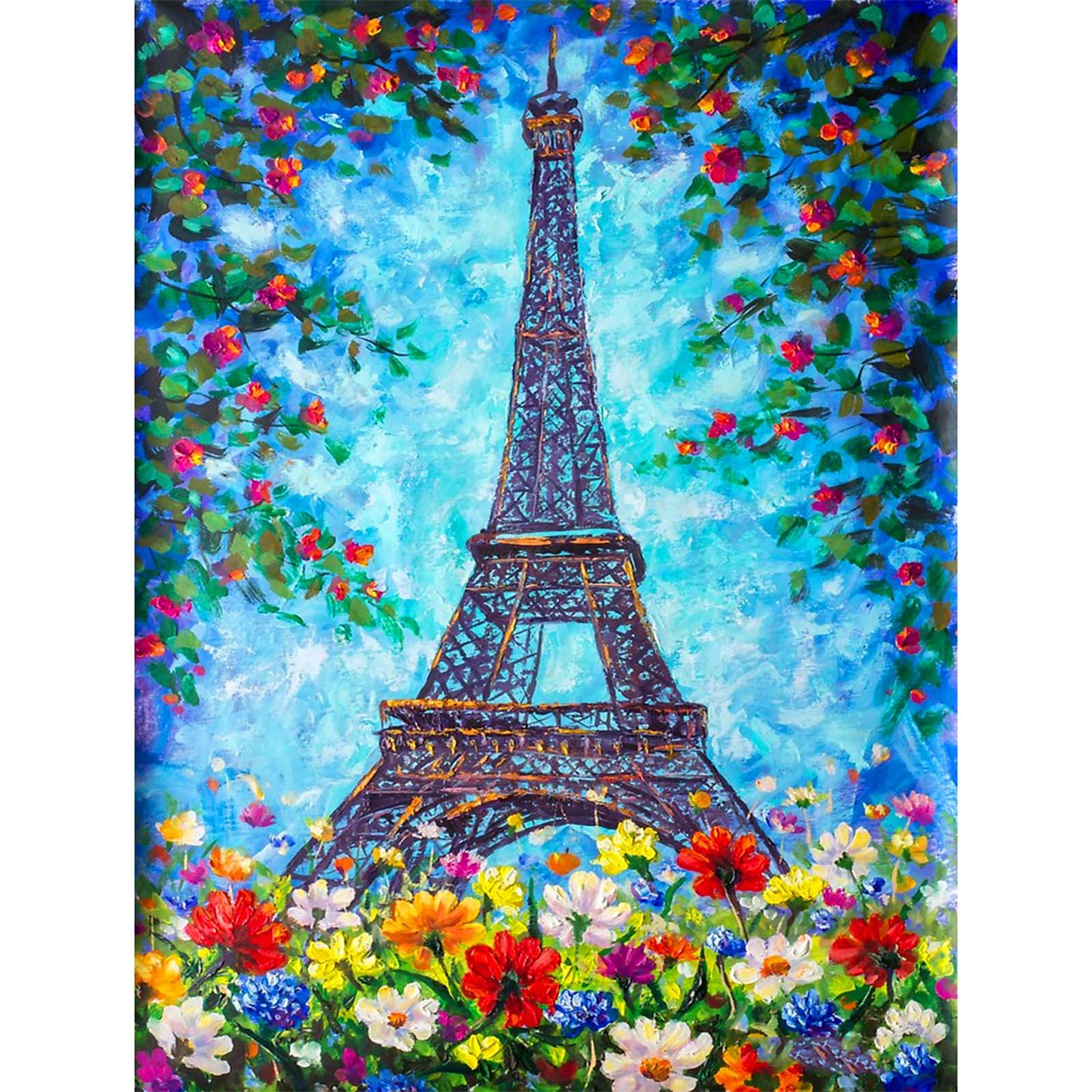 Eiffel tower | Full Round Diamond Painting Kits