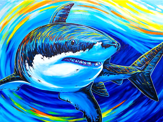 Shark | Full Round Diamond Painting Kits