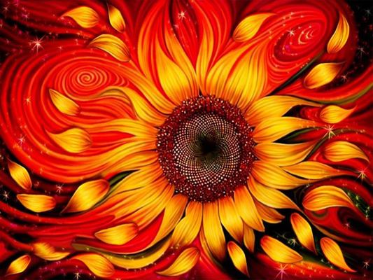 sunflower | Full Round Diamond Painting Kits