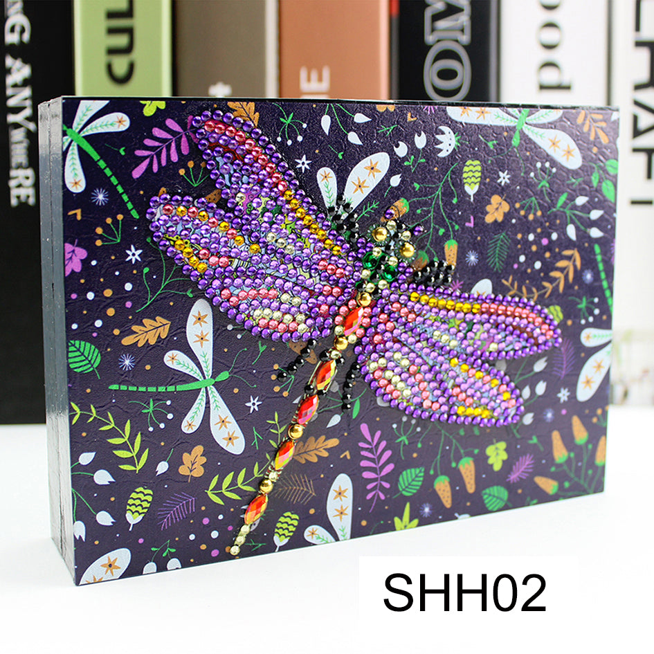 DIY special-shaped diamond painting dragonfly decoration resin jewelry box